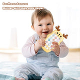 Téléphone jouet bébé bilingue avec anneau dentition et musique - jouet éducatif électronique enfant