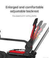 Poussette PANGDUBE pliable 6,8 kg légère tricycle bébé 1-6 ans