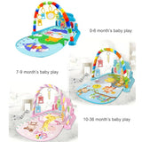 Tapis de jeu bébé avec clavier piano - gym rampant activité musicale éveil nourrisson