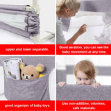 Barrière de sécurité lit bébé portable - garde-corps de voyage 150-200cm