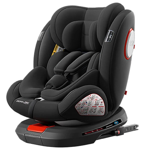 Siège auto 360° ISOFIX réglable 0-12 ans avec repose-pieds - pivotant