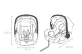 Poussette 3-en-1 pliante multifonctionnelle avec siège de sécurité livraison EU