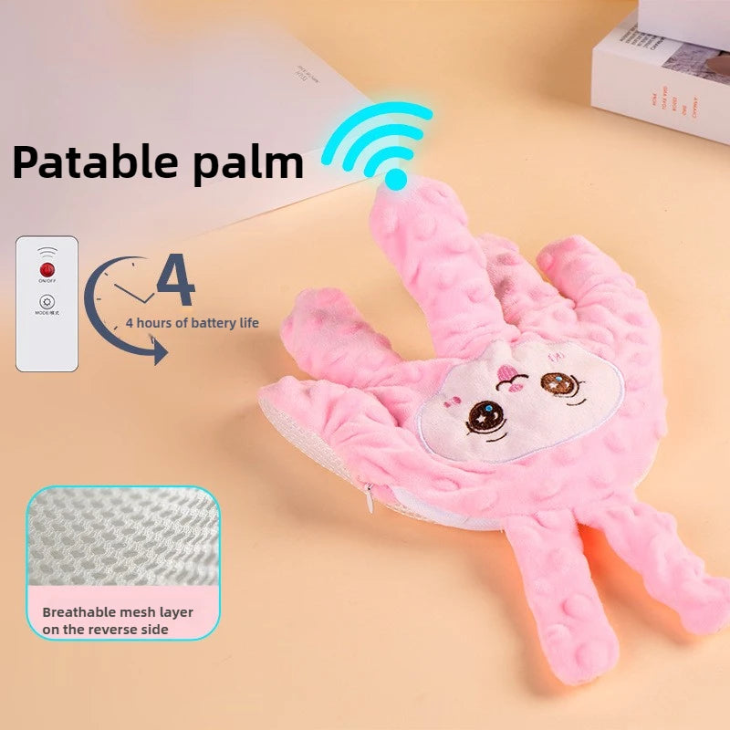 Coussin d'endormissement ours Mybooni — Doudou sensoriel télécommande nouveau-né