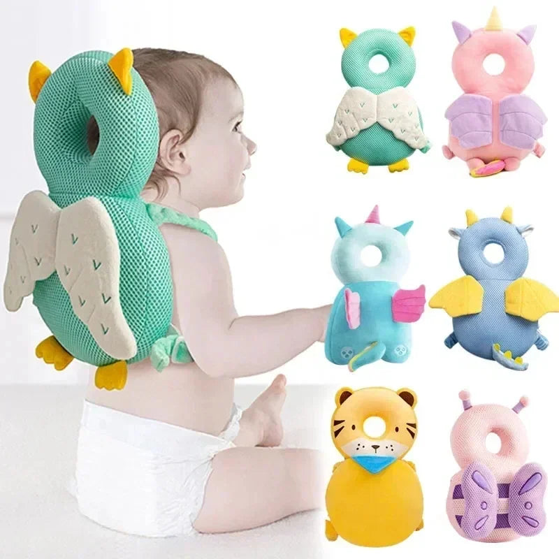 Protège-tête bébé en situation d'utilisation