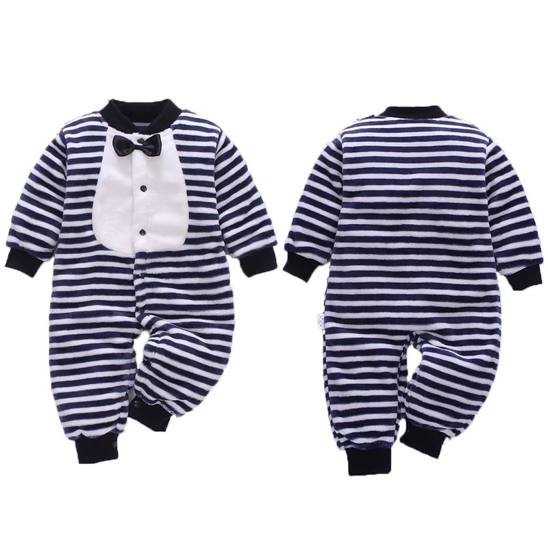 Body bébé flanelle doux printemps hiver - grenouillère fille garçon 0-18 mois