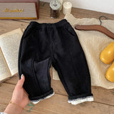 Jean denim enfant Mybooni — Pantalon droit 1-6 ans