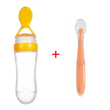 Biberon avec cuillère silicone Mybooni — Set alimentation bébé et tout-petit