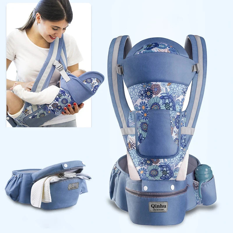 Porte-bébé ergonomique hanche Mybooni — Kangourou avant et arrière nouveau-né