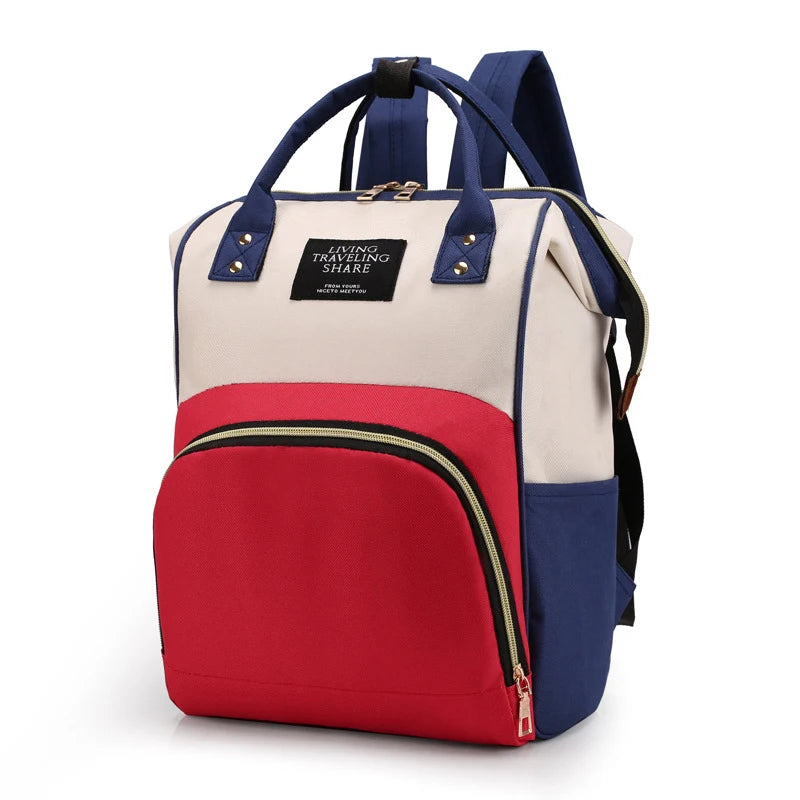 Sac maman toile grande capacité isotherme multifonction
