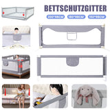Barrière de sécurité lit bébé portable - garde-corps de voyage 150-200cm