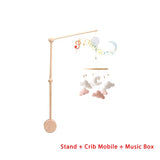 Mobile musical bois lit bébé Mybooni — Hochet suspendu boîte à musique
