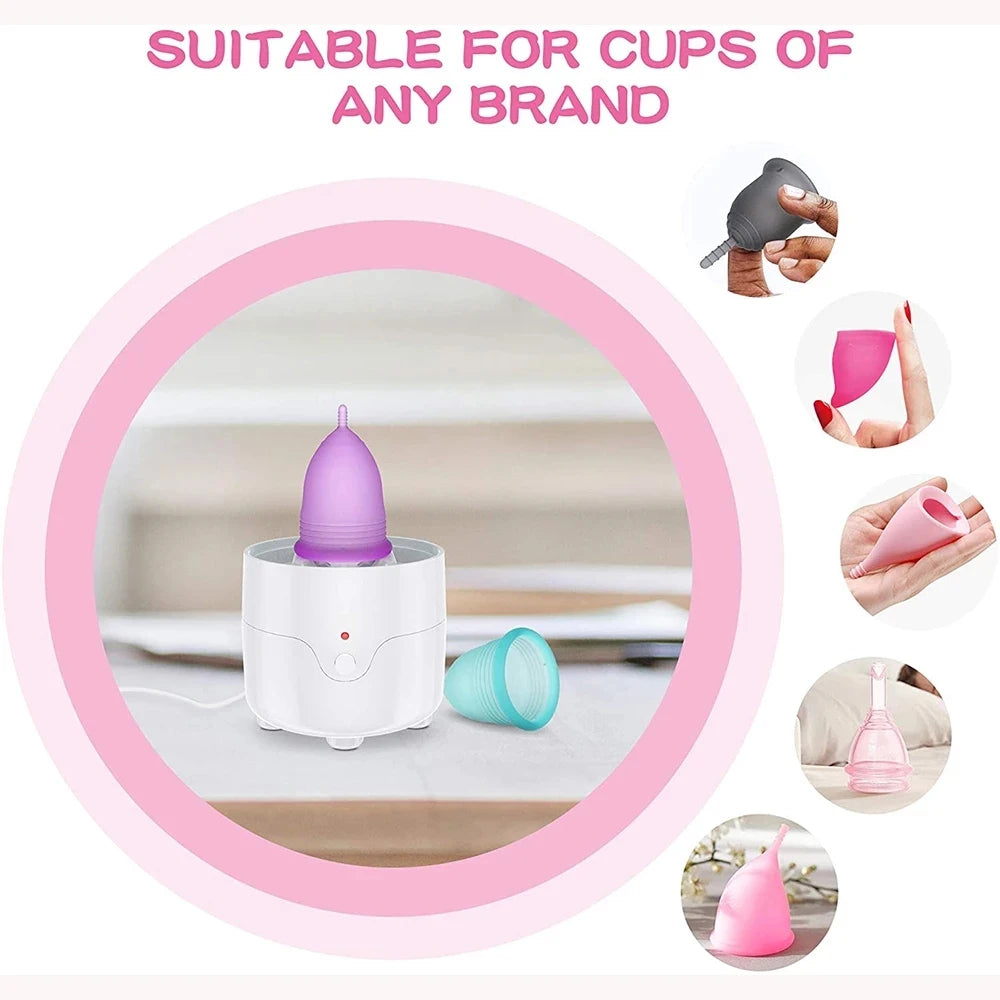 Stérilisateur vapeur portable - coupe menstruelle tétines et petits accessoires bébé