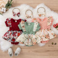 Robe bébé fille à nœud rayée Mybooni — Coton été nouveau-né
