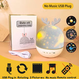 Projecteur galaxie rotatif Mybooni — Veilleuse Bluetooth musique chambre bébé