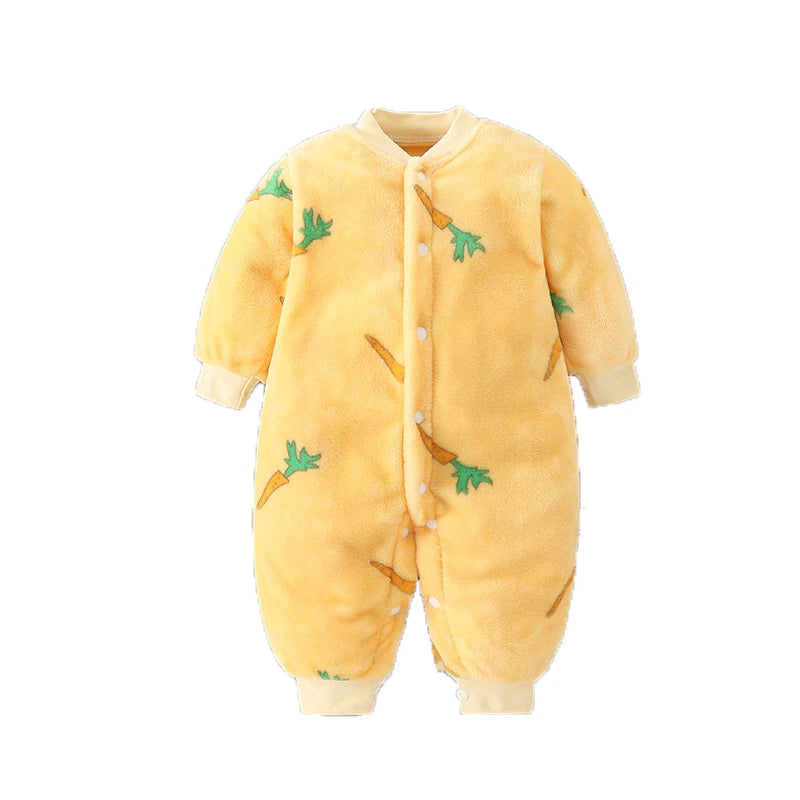 Body bébé flanelle doux printemps hiver - grenouillère fille garçon 0-18 mois