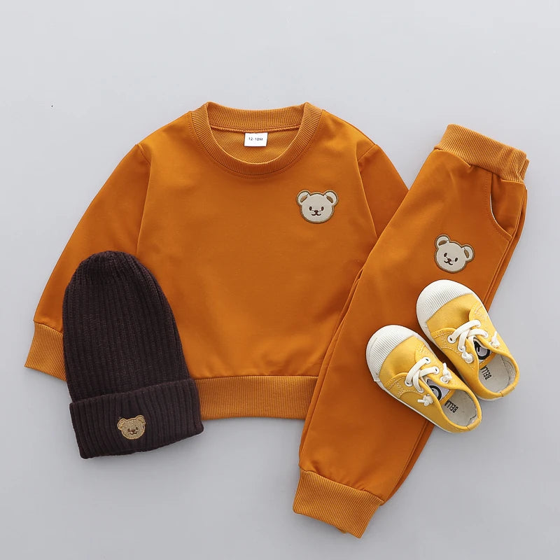2PCS Children's Set Spring and Autumn Simple Li — vue complémentaire 11