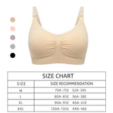 Lot 3 soutiens-gorge d'allaitement coton respirant grande taille push-up