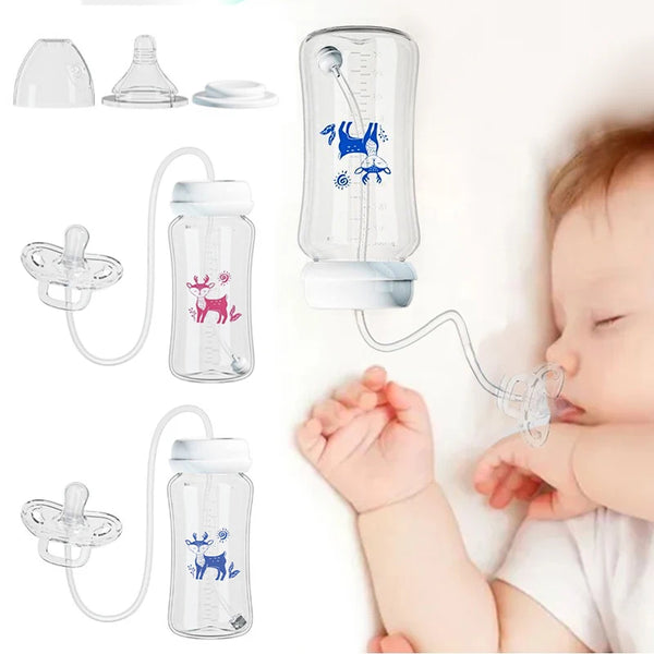 Biberon bébé Bleu en situation d'utilisation