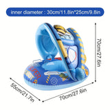 1PC Thickened Canopy Float Seat with Grip Handl — vue complémentaire 1