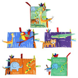 Livre tissu 3D queue grelot bébé Mybooni — Cognitif éveil parent-enfant