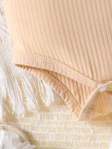 Ensemble 3 pièces bébé fille à volants Bouni — Haut + Short + Bandeau été