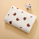 Couverture mousseline coton été pour nouveau-né