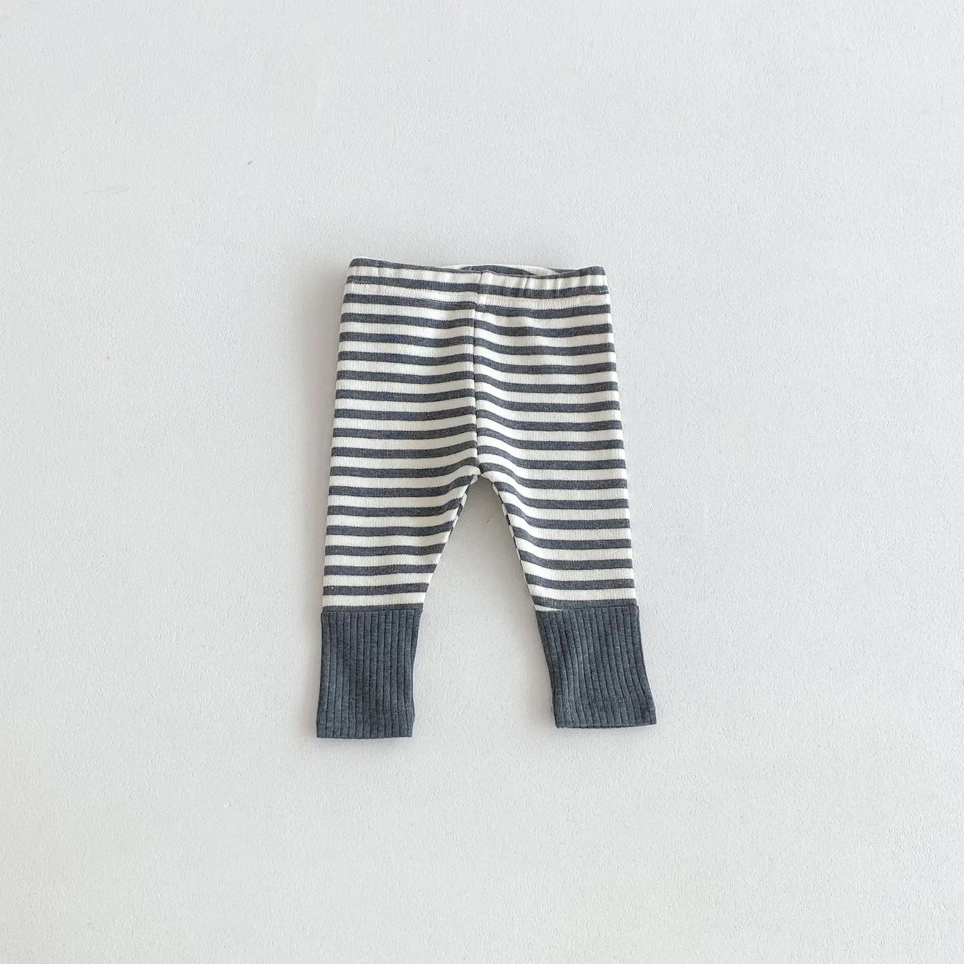 Legging bébé bicolore rayé automne - pantalon enfant couleurs bonbon 3-18 mois