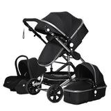Poussette 3-en-1 pliante multifonctionnelle avec siège de sécurité livraison EU