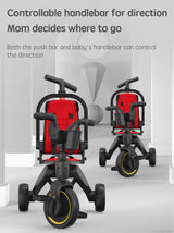 Poussette PANGDUBE pliable 6,8 kg légère tricycle bébé 1-6 ans