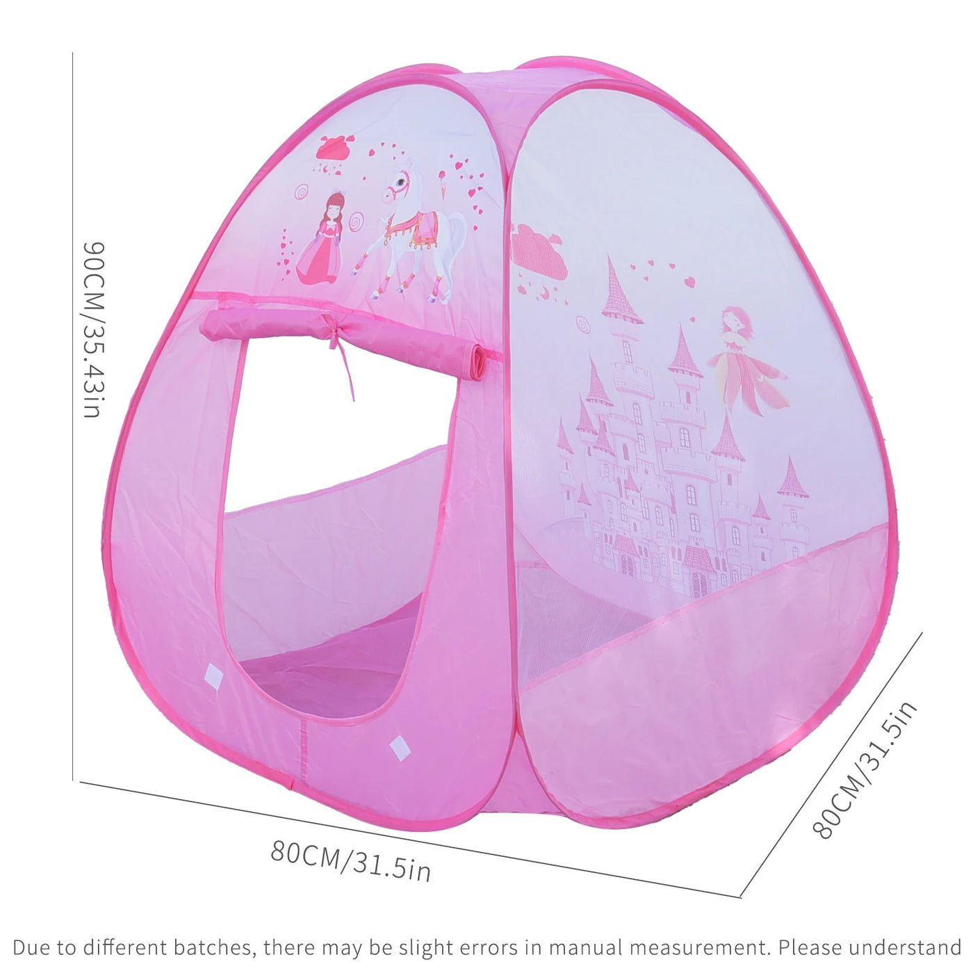 Tente de jeu pliable princesse Mybooni — Maison de jeu intérieure château enfants