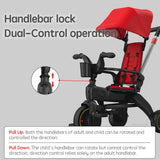 Poussette tricycle pliable Bouni — Ultra-légère 6,8 kg bébé 1-6 ans