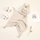 Doudou chat en mousseline coton pour nouveau-né