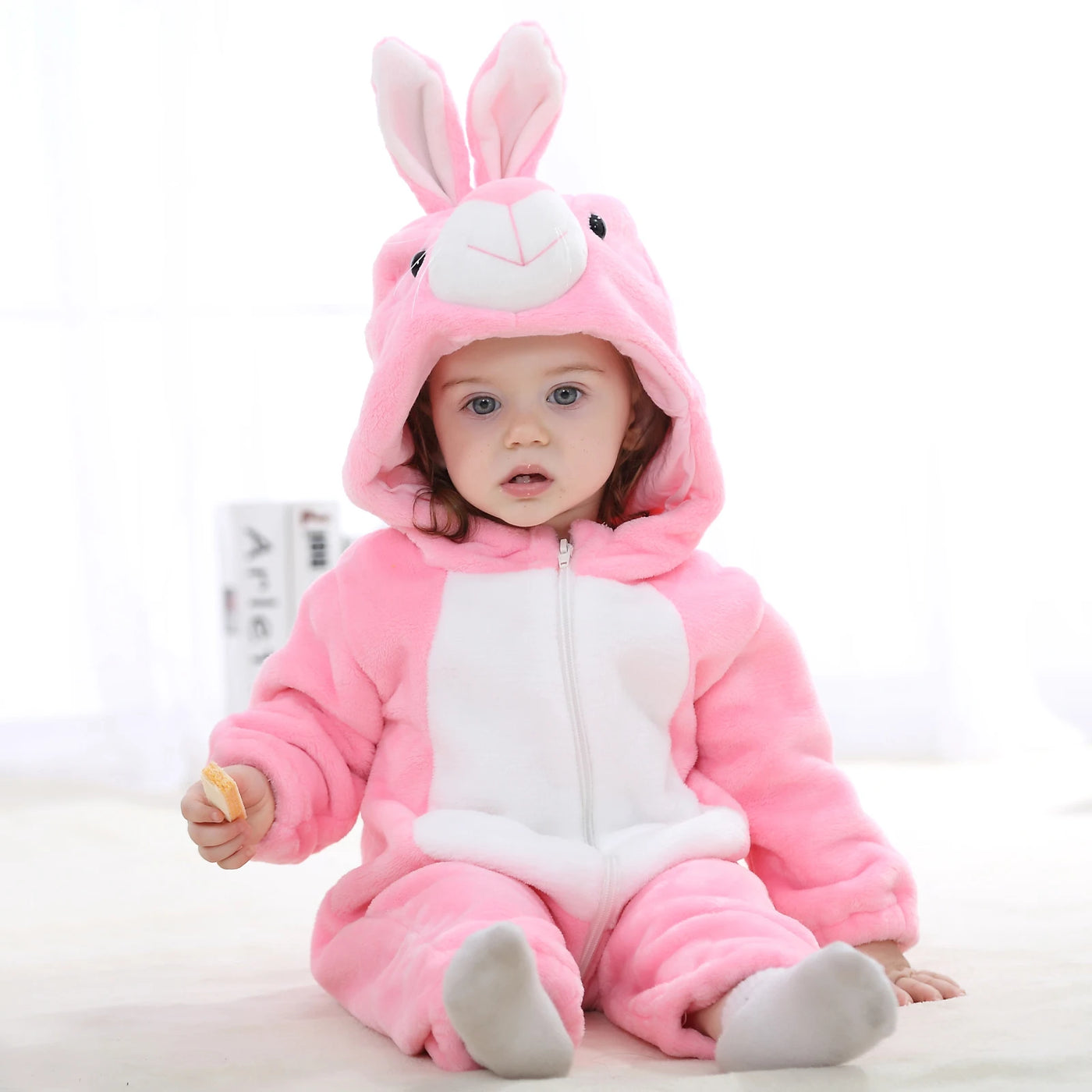 Pyjama combinaison polaire Mybooni — Motif licorne, lapin et dinosaure