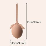 Boîte à tétine silicone design citron pour bébé