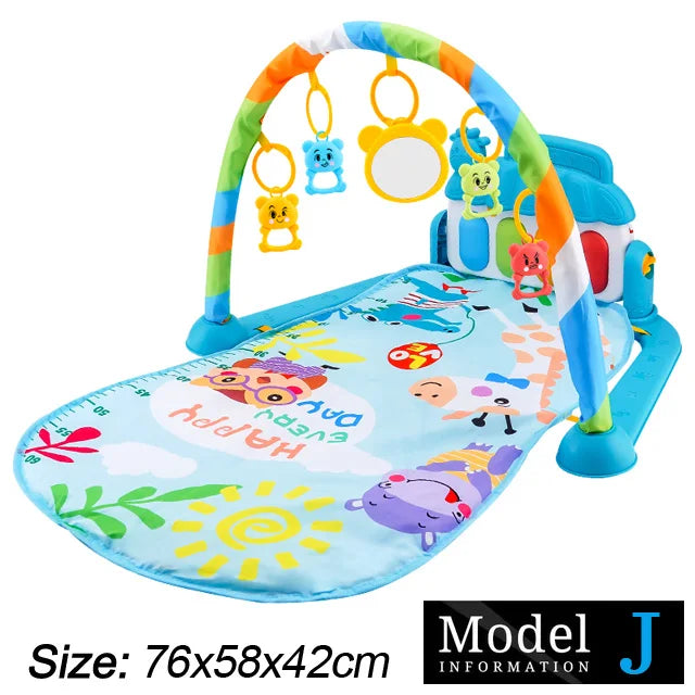 Tapis d'éveil arceau musical piano Mybooni — Jouet pédagogique 0-36 mois