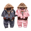 Ensemble sweat capuche bébé Mybooni — Haut et pantalon automne hiver