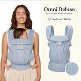 Porte-bébé Egobaby Omni Deluxe ergonomique 360 - sac à dos avec ceinture lombaire et sangle épaule