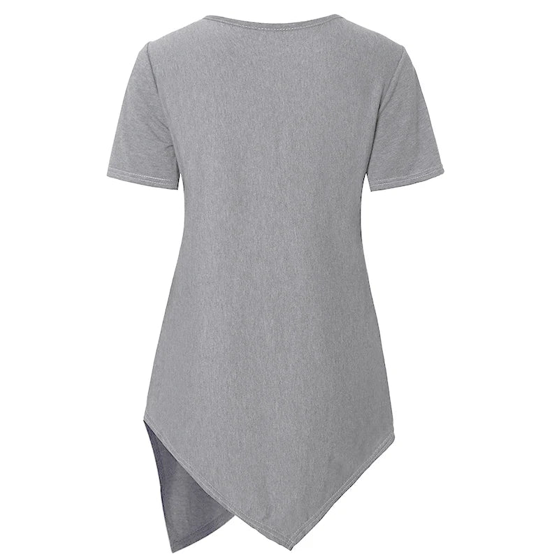 Haut allaitement maternité doux casual manches courtes - t-shirt infirmière femme enceinte été