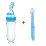 Biberon avec cuillère silicone Mybooni — Set alimentation bébé et tout-petit