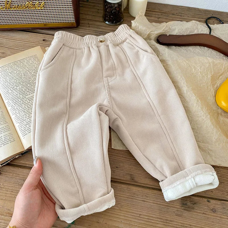 Pantalon droit enfant MILANCEL - jean mode garçon 1-6 ans printemps automne