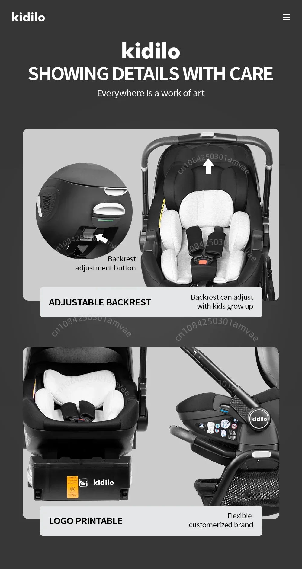 Poussette bébé — vue complémentaire 13