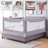 Barrière de sécurité lit bébé portable - garde-corps de voyage 150-200cm