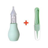 Aspirateur nasal silicone bébé - pompe aspiration nettoyeur nez enfant outil nettoyage nasal