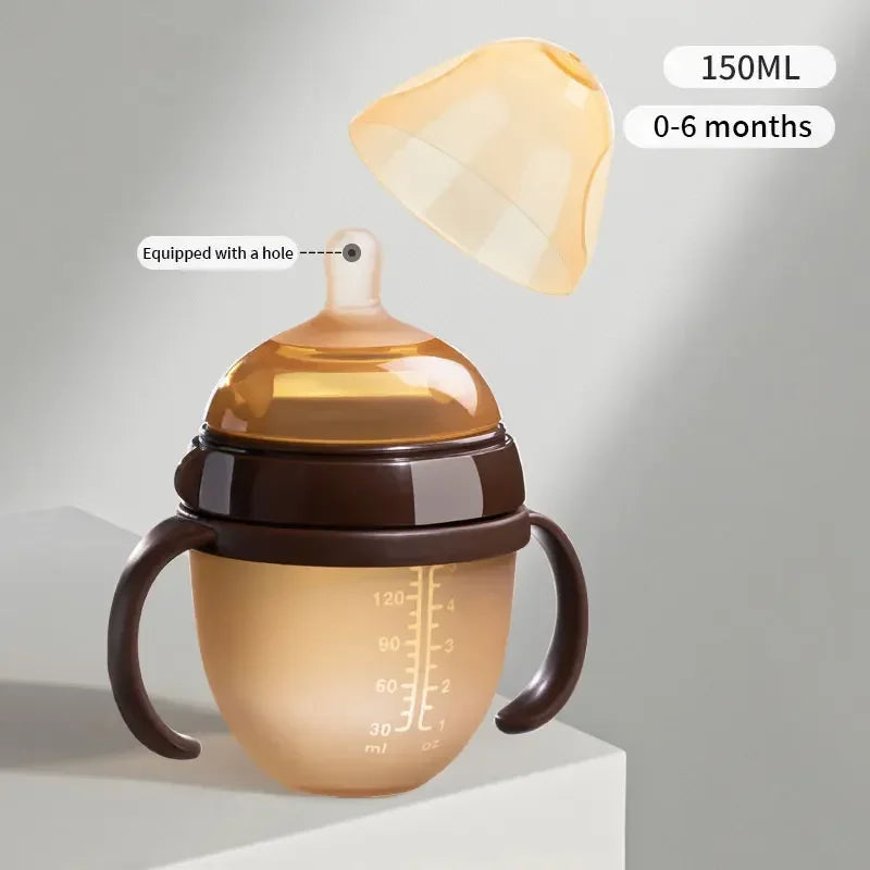 Biberon silicone nano Mybooni — Poignée anti-étouffement 150 ml et 250 ml