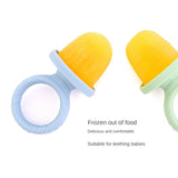 5 anneaux dentition bébé silicone BPA free - porte-aliments fruits légumes forme lapin anti-chute