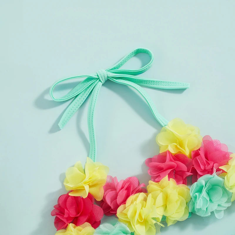 Citgeett Summer Infant Girls Swimsuits Flower H — vue complémentaire 1