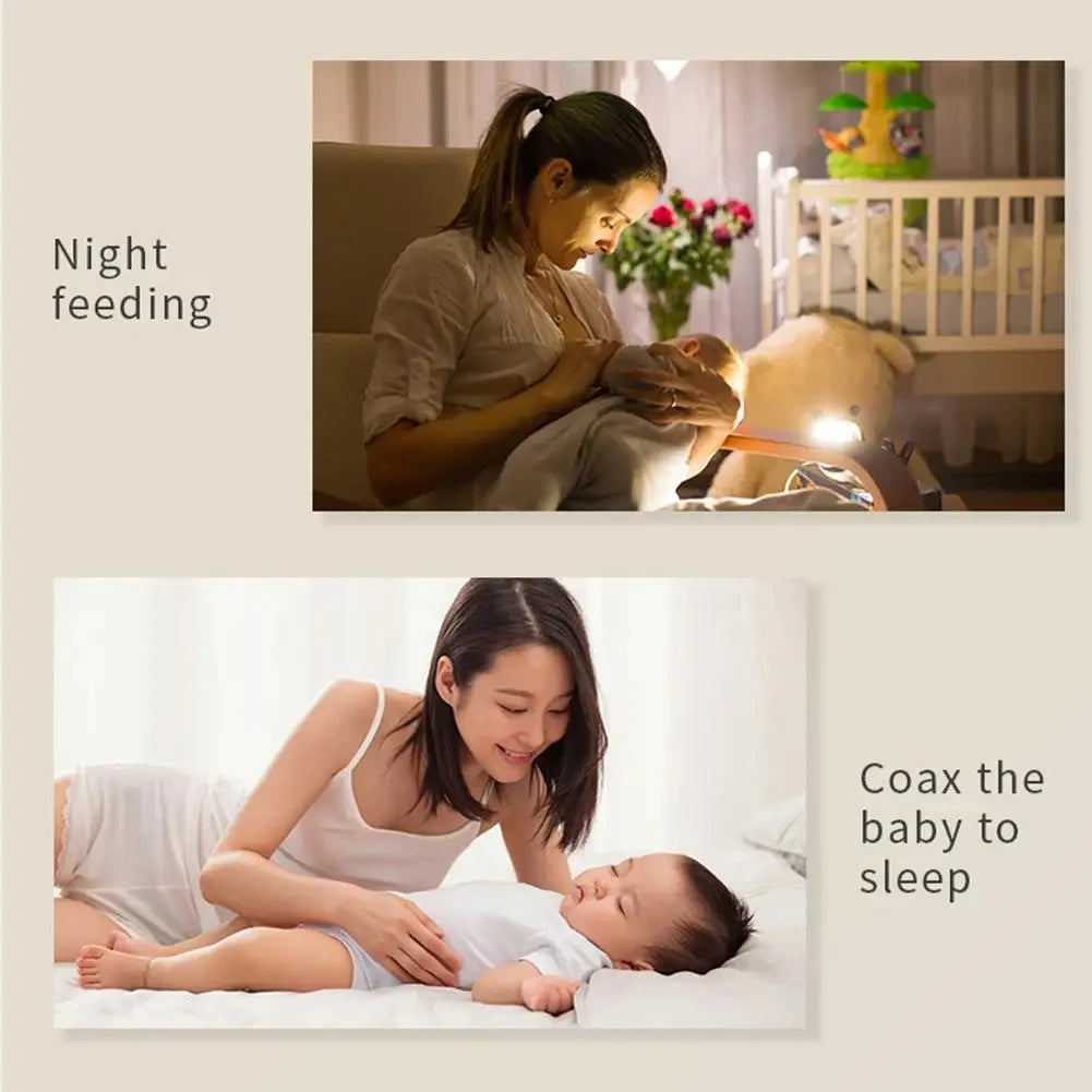 Machine à bruit blanc veilleuse LED rechargeable Mybooni — Tactile lampe sommeil