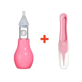 Aspirateur nasal silicone bébé - pompe aspiration nettoyeur nez enfant outil nettoyage nasal