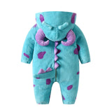 Combinaison hiver bébé Mybooni | Grenouillère polaire capuche corne 0-5 ans