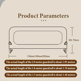 Barrière lit bébé IMBABY anti-chute sécurité - rambarde portable ajustable rail protection chambre